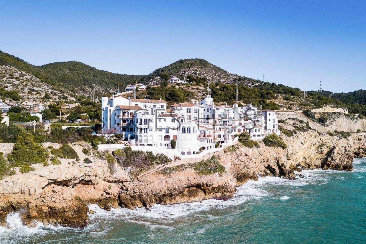 Alojate En Una Torre Sobre El Mar Leilighet Sitges Eksteriør bilde